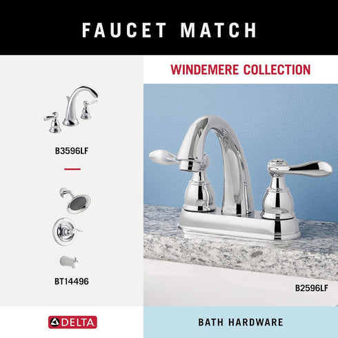 DELTA Windemere Towel Hook, Chrome, Bathroom Accessories, 70035...