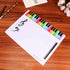 2pcs Dry Erase Music Lap White Board Erasable Writing Staff Write Musical Notes Double Sided Whiteboard Teaching Practice Board White 28.4x21x0.1c...