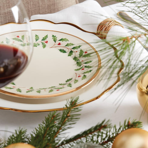 Lenox 146504010 Holiday Salad Plate, Christmas Dinnerware...