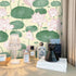Yasinet Peel and Stick Wallpaper Floral Wallpaper Modern Removable Floral Contact Paper Self Adhesive Flowers Green Leaf Wallpaper Decorative for ...