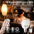 Rechargeable Light Bulbs, Battery Operated Light Bulb with Remote E26 LED Emergency Lightbulbs Warm White CCT with Timer Dimmable for Wall Wireles...