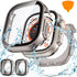 2Pack Goton Waterproof Case for Apple Watch Ultra 2 / Ultra Screen Protector 49mm, 360 Protective Glass Face Cover + Back Bumper for iWatch Ultra2...