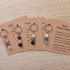 Natural Crystals Keychain Gift for New Beginnings, Small Healing Stones Keychain for Anxiety Relief. Healing Crystals...