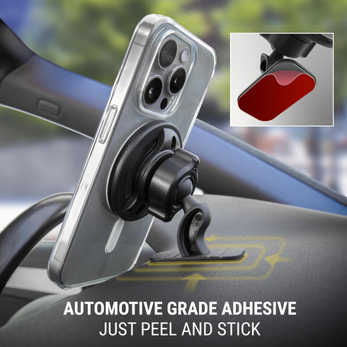 Scosche MagicMount SMSDV-SP MagSafe Car Mount, Magnetic Cell Phone Holder for Dashboard/Vent Compatible with iPhone 15/14/13/12/Pro/Max/Plus/Mini/...
