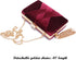 CARIEDO Women's Evening Big Handbag Clutch Velvet Fabric Bridal Purse for Wedding Prom Night Out Party...