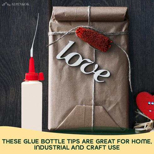 100Pcs CA Glue Tips for Glue Bottles - Needle Tip Glue Applicator Precision Glue Applicator Tip Fine Tip Glue Applicator Micro Tip Applicator - Pr...