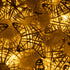 6 ft 10 LED Metal Rattan Style Star String Fairy Lights Garland, Battery Operated, Wedding Holiday Christmas Tree, Valentine Kid’s Room Bedroom De...