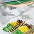 B.Embroidery Hand Sewing kit with Pattern and Full Instructions, Blossom Golden Shower Tree Embroidery Starter kit with a Colorful awhite Backgrou...