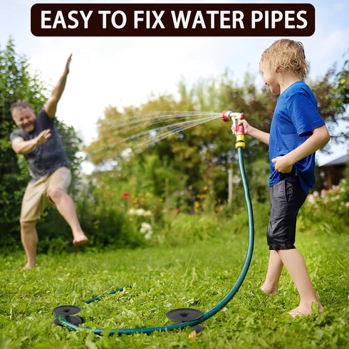 2 PCS Garden Hose Guide Spike,Hose Guide Stake Heavy Duty Pure Metal Hose Roller Guide,Keep Flowering Hose Out of Flower Beds,Rustproof Coated Gar...