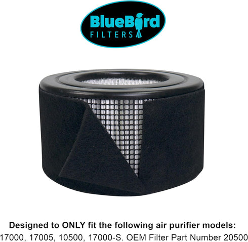Replacement Prefilter, Fits Honeywell 17000-S, Carbon Charcoal, 2 Pack...