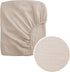 Moonybaby Baby Crib Sheet – Crinkle Muslin 100% Organic Cotton Crib Sheet Unisex - for Standard Crib and Toddler Mattresses (Light Tan)...