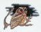 Thea Gouverneur - Counted Cross Stitch Kit - Owl - Aida - 16 count - Embroidery Kit for Adults - DMC Embroidery Threads and other Cross Stitch Sup...