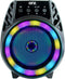 QFX BT-64 TWS Bluetooth Rechargeable Portable Speaker with 4” Woofer LED Party Lights, Microphone Input, AUX Input, USB Port, TF Card Slot, Black....