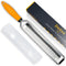 Deiss PRO Citrus Lemon Zester & Cheese Grater — Parmesan Cheese, Lemon, Ginger, Garlic, Nutmeg, Chocolate, Vegetables, Fruits - Razor-Sharp Stainl...