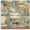STAMPERIA INTERNATIONAL, KFT PAPER PAD 8X8 10PK AROUND THE, 20.3 x 20.3 (8" x 8"), Multicoloured...
