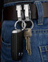 Leather Belt Loop Keychain with 2 Detachable Clips&Key Ring Belt Key Ring Holder Belt Key Chain...