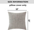 Home Brilliant 18x18 Pillow Cover Decorative Chenille Throw Pillow Cover Small Square Textured Throw Pillow Cases for Couch Office Car, 18 x 18 in...