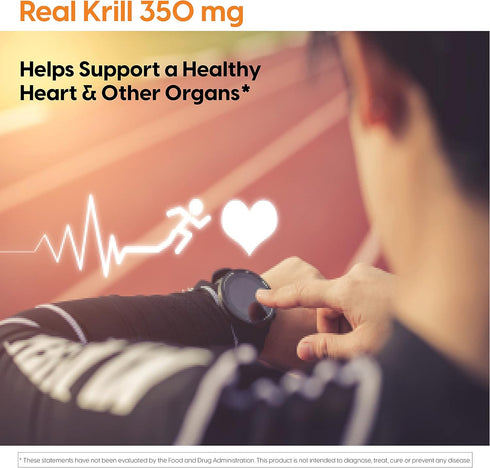 Doctor's Best Real Krill, 350mg 60-Count...