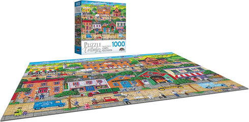 RoseArt - Puzzle Collector - Hometown Heroes - 1000 Piece Jigsaw Puzzle for Adults...