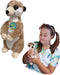 Meerkat from Deluxebase. Medium 8.5 inch Soft Plush Toy Made from Recycled Plastic Bottles. Eco-Friendly Cuddly Gift for Kids and Cute Animal Soft...