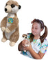 Meerkat from Deluxebase. Medium 8.5 inch Soft Plush Toy Made from Recycled Plastic Bottles. Eco-Friendly Cuddly Gift for Kids and Cute Animal Soft...