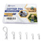 50 Pcs Cotter Pin Assortment Kit – Zinc Plated R Clip Stainless Steel Cotter Pins with 6 Different Sizes – Easy Installation & Tool Free Removal –...