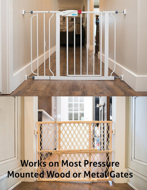 Wall Nanny Mini - Smallest Baby Gate Wall Protector (Made in USA) Protect Walls & Doorways from Pet Gates & Dog Gate Spindles - Child Pressure Mou...