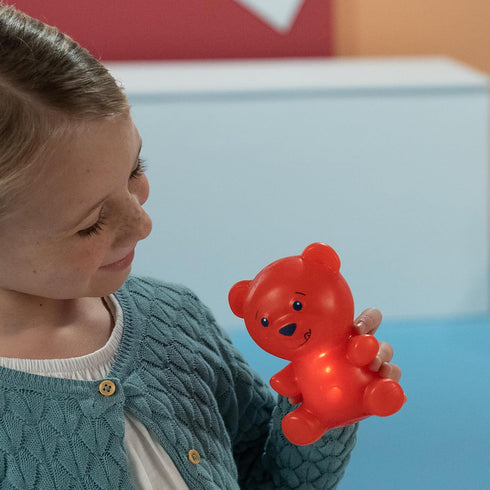 Eolo Toys - Gummymals Red. Interactive Super Squishy Gummy Bear Style pet with Over 20 Sounds and Reactions for Children Aged 4 and Up...