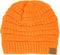 C.C Women's Thick Knit Beanie, Neon Orange...