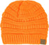 C.C Women's Thick Knit Beanie, Neon Orange...