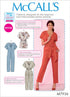 McCall's Patterns McCall's Learn Women's Jumpsuit and Romper, Sizes L-XL Sewing Pattern, White...