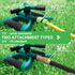 LAOZHOU Sprinkler Water Sprinklers for Lawn Yard and Garden Large Coverage Area Oscillating Hose 360 Degree Rotating Sprinkler Irrigation System (...