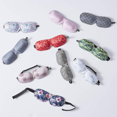 Bucky 40 Blinks No Pressure Printed Eye Mask for Travel & Sleep, Black Dot, One Size...