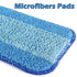 6 Pack Microfiber Cleaning Pad Mop Replacement Pad Compatible with Bona Mops - Reusable Hardwood Floor Cleaner Pads Refills Machine Washable - 18 ...