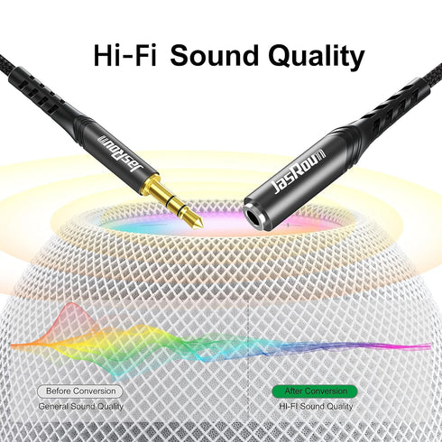 3.5mm Extension Cable, 10 Feet 3.5mm Headphone Extension Cables, Male to Female 3.5 mm Headphone Extender Cord for Earphone iPhone iPad Smartphone...