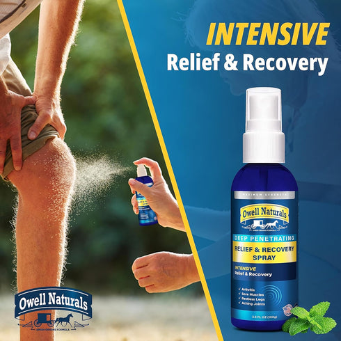 Amish Origins Deep Penetrating Pain Relief Liquid Spray - Fast-Acting, Natural Relief for Muscle Aches, Joint Pain, and Stiffness - 3.5 oz Spray B...