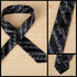 Dan Smith Blue Violet,Black,White,Deep Pink,Glodenrod Men Skinny Ties Multi-Color Skinny Necktie Satin Retro Vine DANF0019 Floral Print...