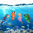 4 Pack Floating Fish Tank Decorations?Cute Little Diver Aquarium Decoration Cartoon Fish Playmate with Floating Device Fish Tank Accessories...
