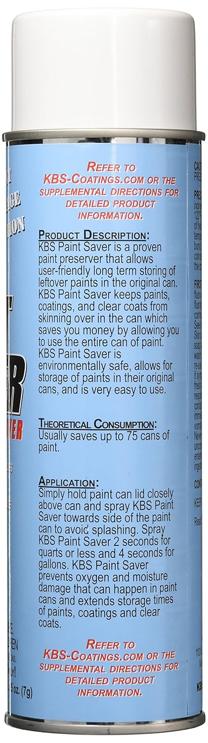 KBS Paint Saver - Aerosol - Preserves Up To 75 Cans of Paint...