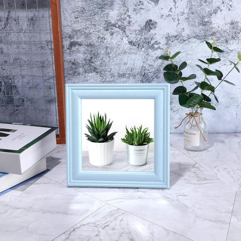 Flexible Mirror Sheets Self Adhesive Non Glass Mirror Tiles Stickers for Home Wall Decor(10 Pieces,6 x 6 Inches)...