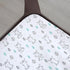 Pack and Play Sheets Fitted Mini Crib, Breathable Microfiber Stretchy Playard Sheets Fit for Graco Pack and Play, Lovely Bunny Mini Crib Fitted Sh...