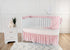 TL Care Fitted Crib Sheet 28" x 52", Soft Breathable Neutral 100% Cotton Jersey Sheet, Pink Stars and Moon, for Boys and Girls, Fits Crib and Todd...