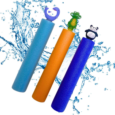 3-Pack Water Guns Soaker Shooter Super Foam Blaster Animals Squirt Guns Summer Outdoor Pool Beach Water Fighting Play Toys Age 4 6 7 8+...