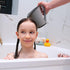 Plastic Bath Cup (800ml, 27 fl Ounce) Waterfall Rinser, Made in USA (Grey)...