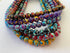 Linpeng 8mm Glass Beads Round Bulk for Bracelet, DIY Jewelry Supplies, Gift for Beader, 300 Beads Multi-Colors, Small...