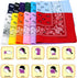 One Dozen/12pcs Assorted Bandanas 22X22 Inch 100% Cotton Novelty Double Sided Print Paisley Cowboy Bandana Party Favor Scarf Headband Handkerchief...