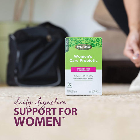 Flora - Women's Care Probiotic - 87 Billion Cells - Supports Vaginal & Digestive Health - Contains Lactobacillus Acidophilus & More - Gluten-Free ...