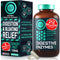 Digestive Enzymes with Probiotics and Prebiotics - Gut Health & Digestion Supplement with Artichoke Ginger Turmeric – Vegan Enzyme Complex for Dig...