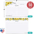 321Done Sunflower Recipe Cards (Set of 50) 4" x 6" Large - From the Kitchen Of - Double-Sided for Weddings, Bridal, Baby Shower - Made in USA...