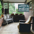 Welcome to Our Porch Sit Long Talk much Laugh Often, Yard Sign Patio Backyard Garden Wall Decor Sign Plaque Outdoor for Home Fence 8 X 12 Inches...